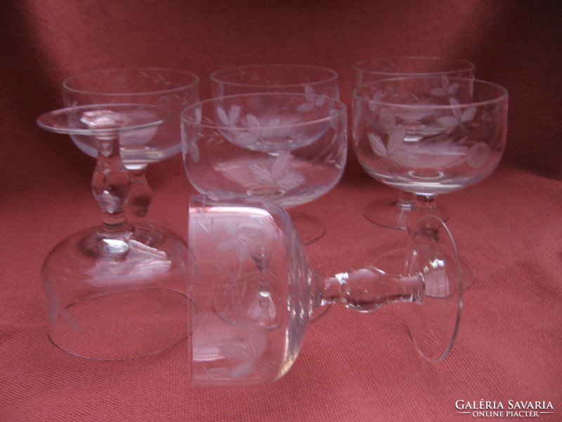 Polished very nice goblet, glass set