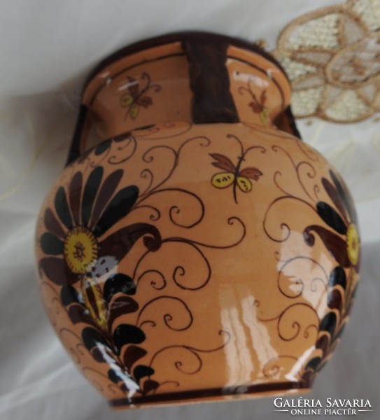 Antik városlődi sokfüles kerámia váza