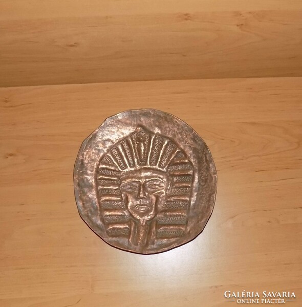Copper wall ornament embossed pharaoh 22 cm (3p)