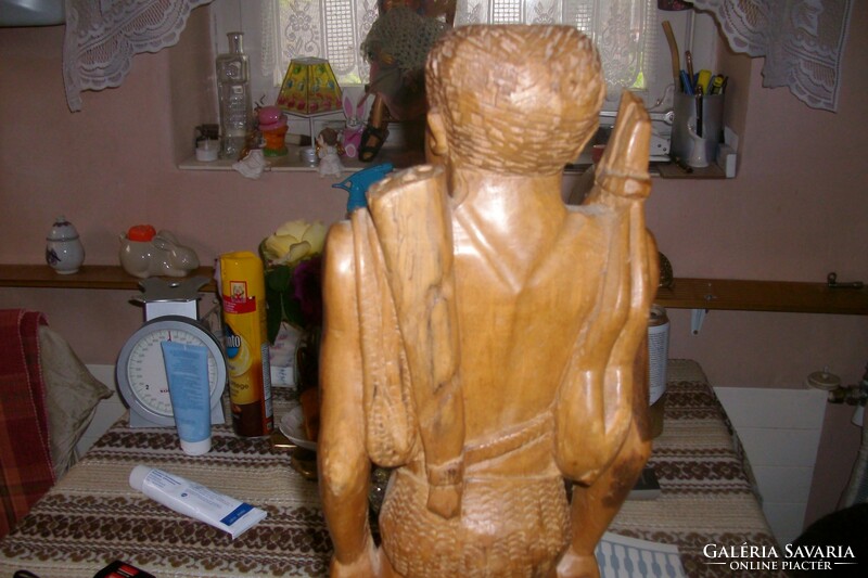 Wood statue