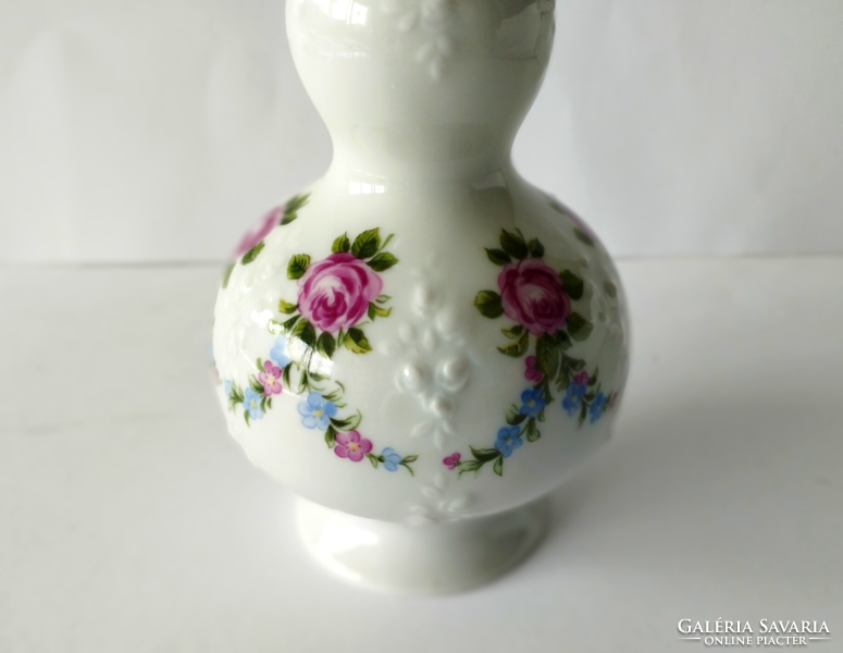 Discounted! Beautiful walendorf porcelain candle holder with rose garland