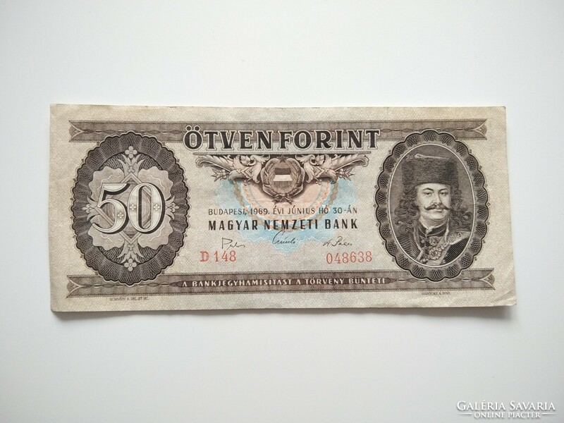 Nagyon szép 50 forint 1969