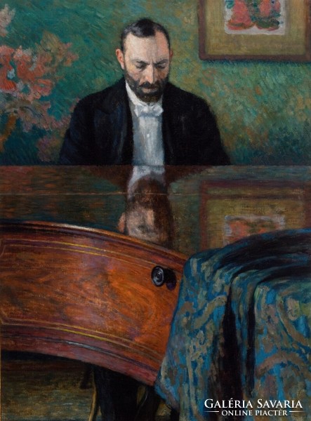 Pankiewicz - at the piano - canvas reprint