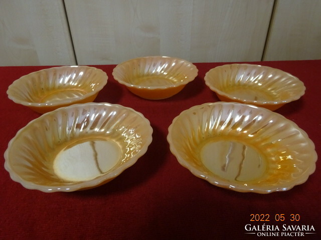 Anchor hocking American fireproof glass bowl, five pieces in one. He has! Jókai.