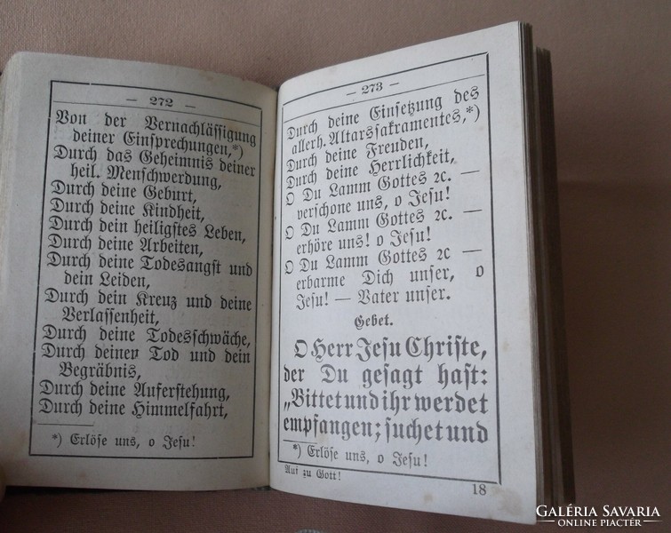 Prayer book in German gothic for sale!