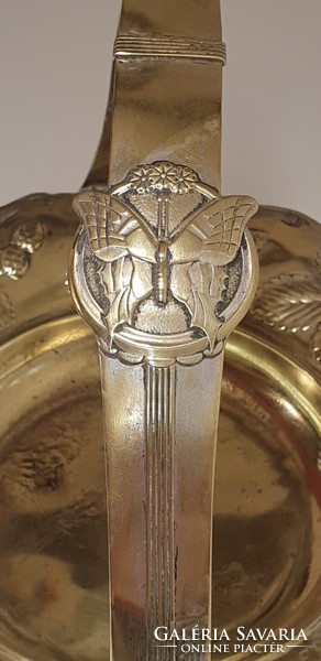 Art Nouveau, silver-plated centerpiece, serving