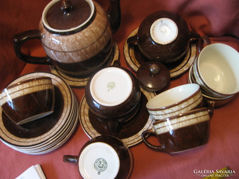 Museum, collector Wilhelmsburg rockingham ostmark tea set
