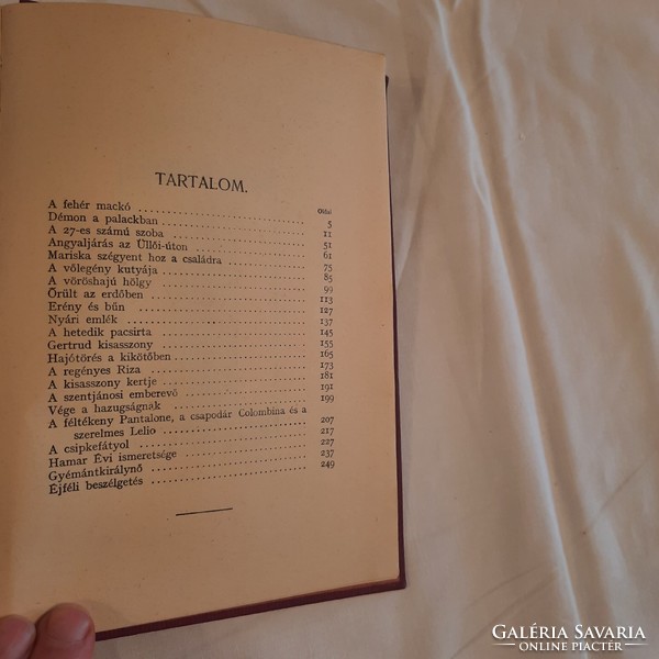 Commemorative edition of Ferenc Herczeg's selected works 1933 mink ez och /narratives/ 16/20. Volume
