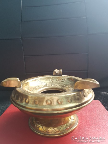 Saga copper ashtray-art ornate
