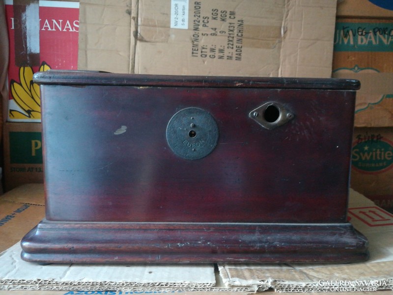 Antique gramophone box