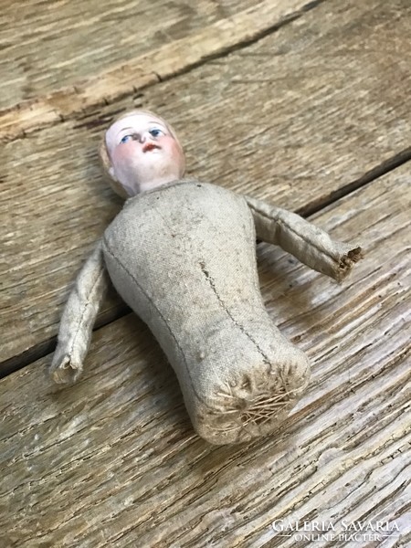 Antique porcelain doll torso