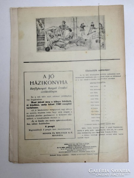 Régi újság 1935 tél Az Új Idők Divatlapja