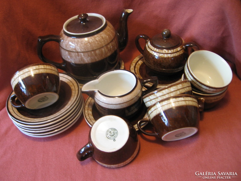 Museum, collector Wilhelmsburg rockingham ostmark tea set
