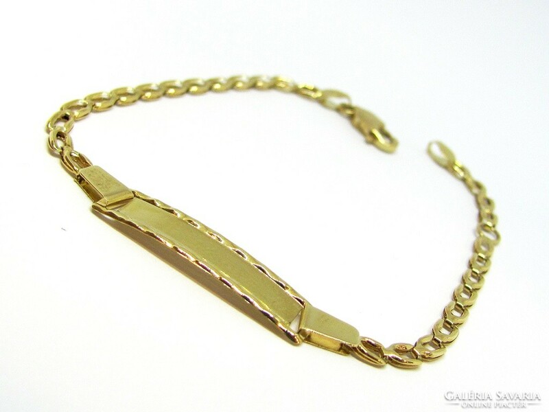 Gold children's bracelet (Kecs-au89516)