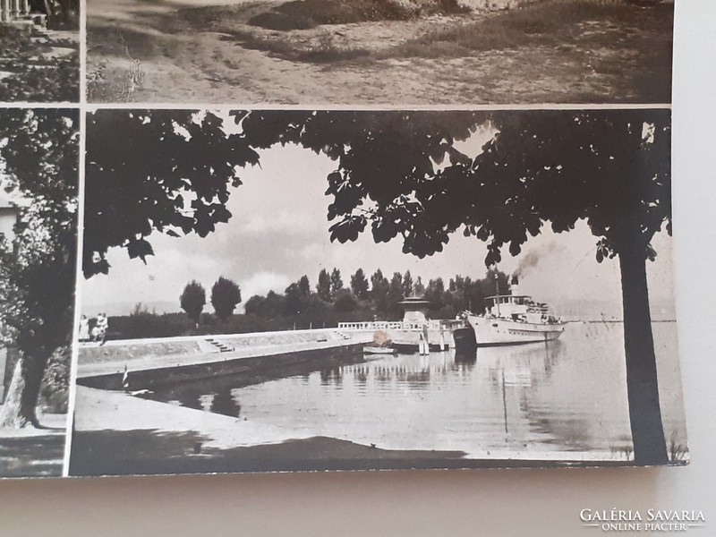 Régi képeslap 1958 Balatonföldvár fotó levelezőlap