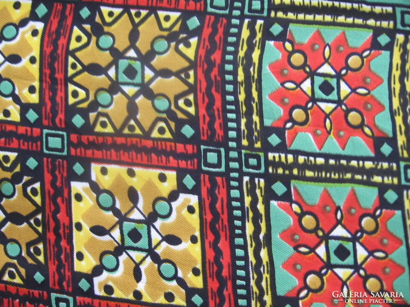 Kaleidoscope colorful pattern retro silk scarf