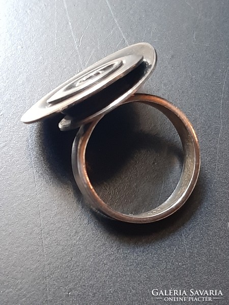 Ezüst kortárs gyűrű és medál  ag925
