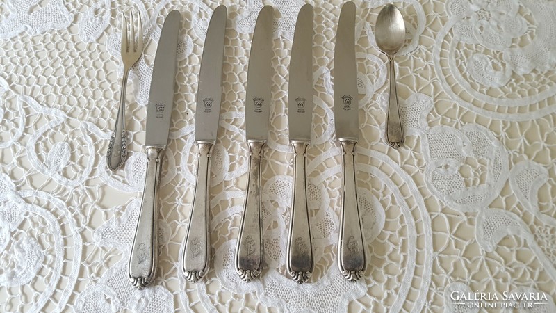 Wellner patent 90 silver-plated cutlery set