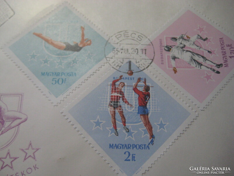 Első napi  bélyeg  , Föiskolai Világjátékok  1965