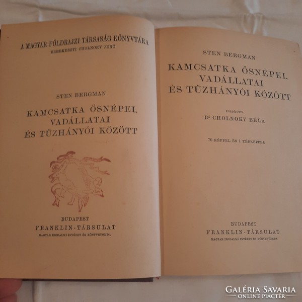 Sten Bergman: Kamcsatka ősnépei   Magyar Földrajzi Társaság Könyvtára