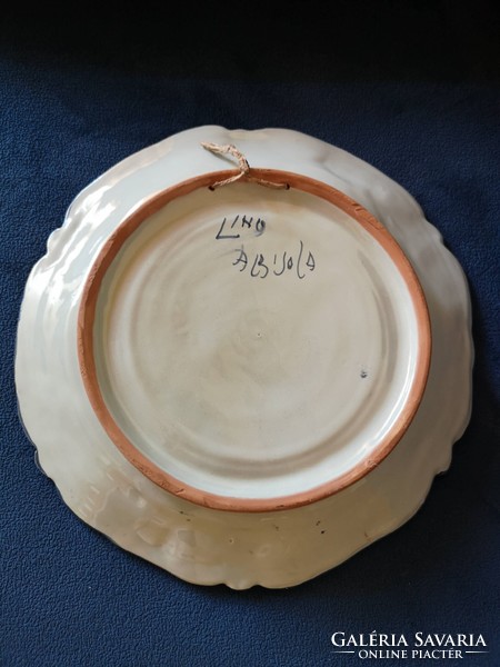 Lino albisola in ceramic bowl