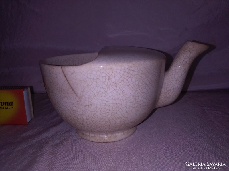 Antik fajansz betegitató csésze " Villeroy Boch Dresden "