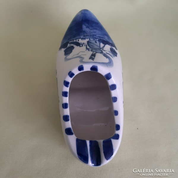 Holland  Delft porcelán, cipő tálka, hamutál