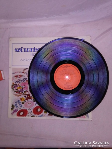 Retro bakelit lemez "Születésed ünnepnapján" - 1977