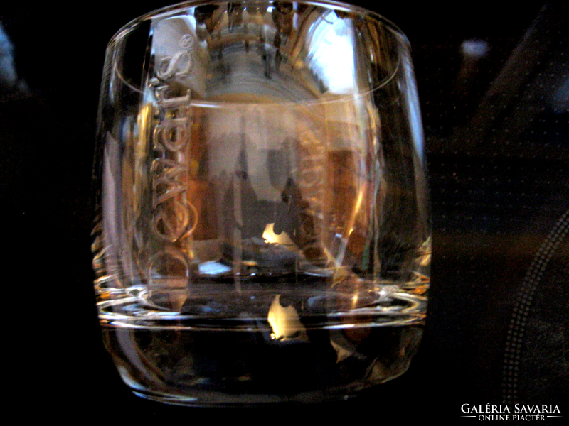Dewar's skót whiskey ritka pohár