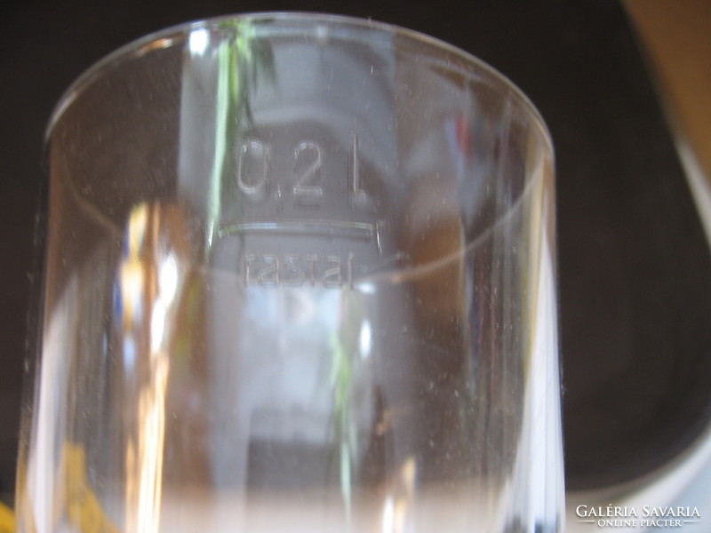 Asbach Uralt cola pohár Rastal 0,2 l-es 2 db
