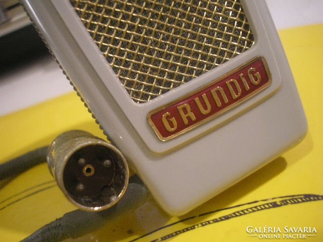 N7 N9 Grundig Microphone Antique Retractable 1958 Dynamisches Gdm 15 Original Box Rarity