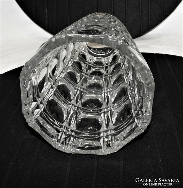 Gyönyörű Cseh Üveg Váza
