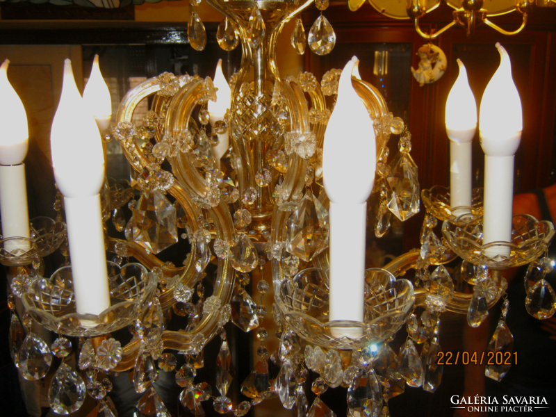 Old Maria Theresa crystal chandelier