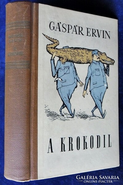 Gaspar ervin: the crocodile. Signed by the author