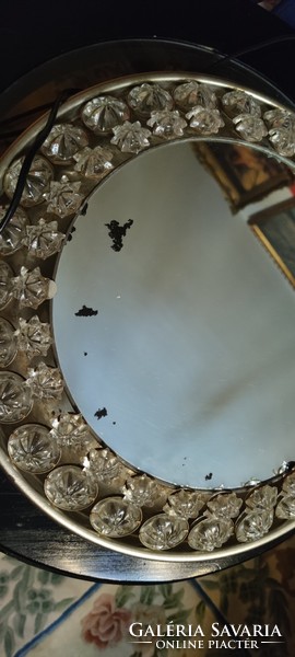 Vintage lamp mirror