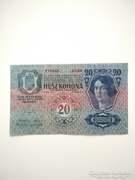 AUNC 20 korona 1913