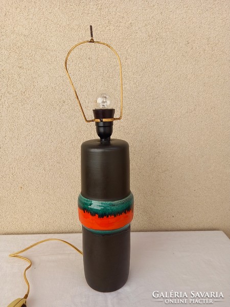 Retro, applied arts, ceramic table lamp