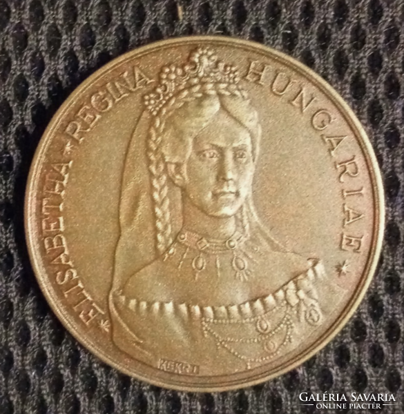Sissy ﻿Erzsébet Magyar királyné Csodás gyűjtői jubileumi jelzett emlékérem ritkaság  eladó