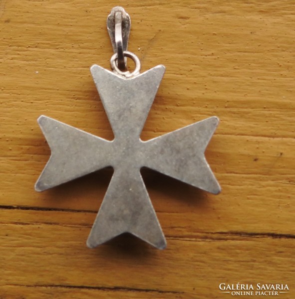 Old silver cross pendant 925