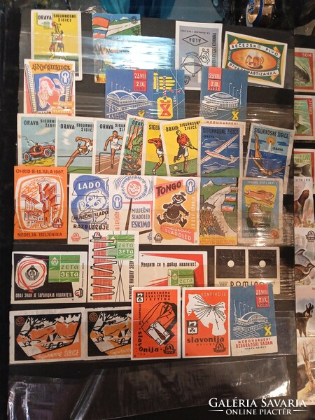 Match label collection, hundreds of pieces, excellent for collectors.