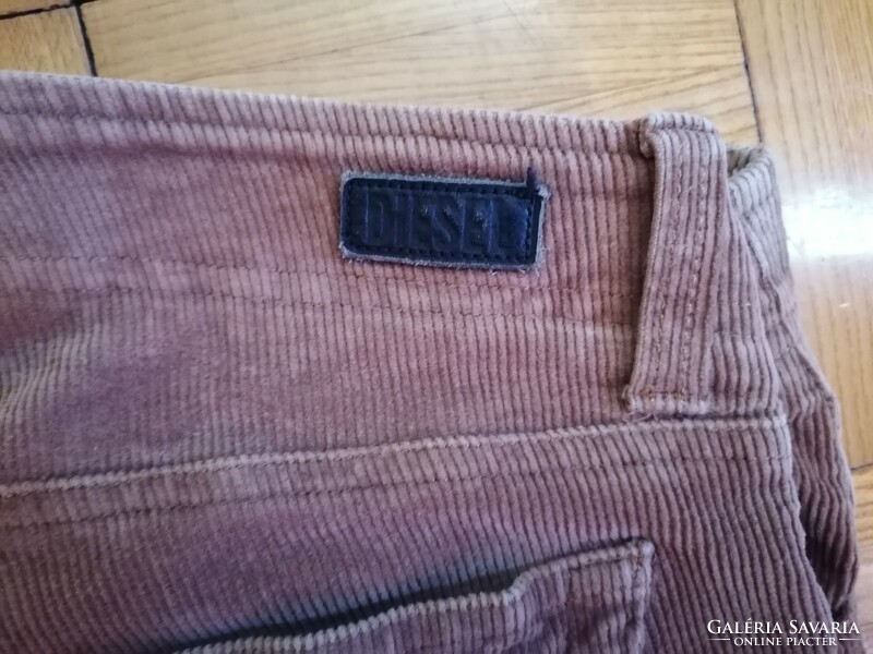 Diesel super slim-skinny women's corduroy pants size 27 for sale!