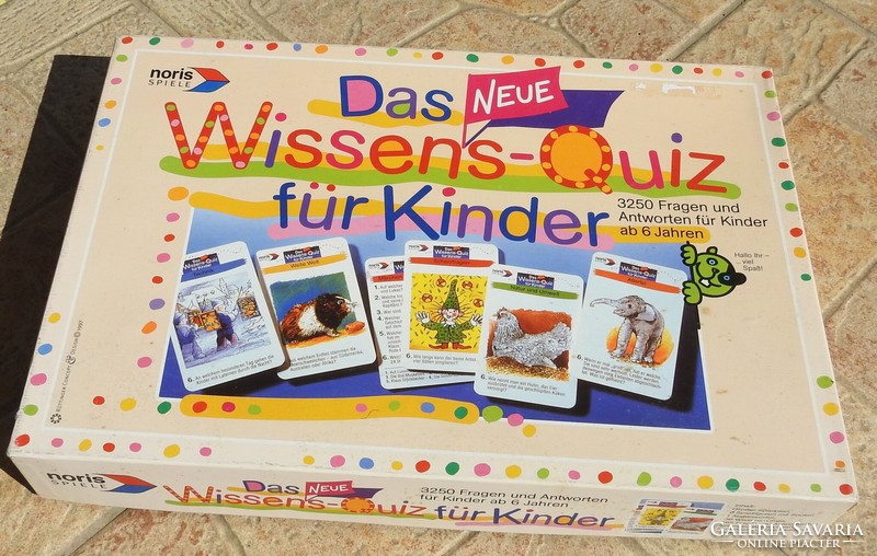 Das neue wissensquiz für kinder - German language quiz game