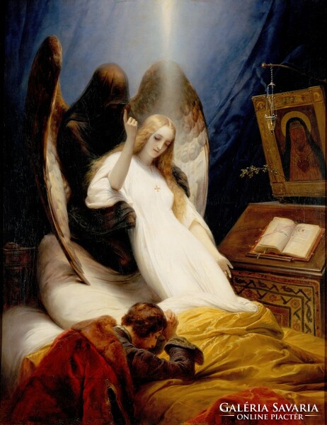 Horace vernet - the angel of death - reprint