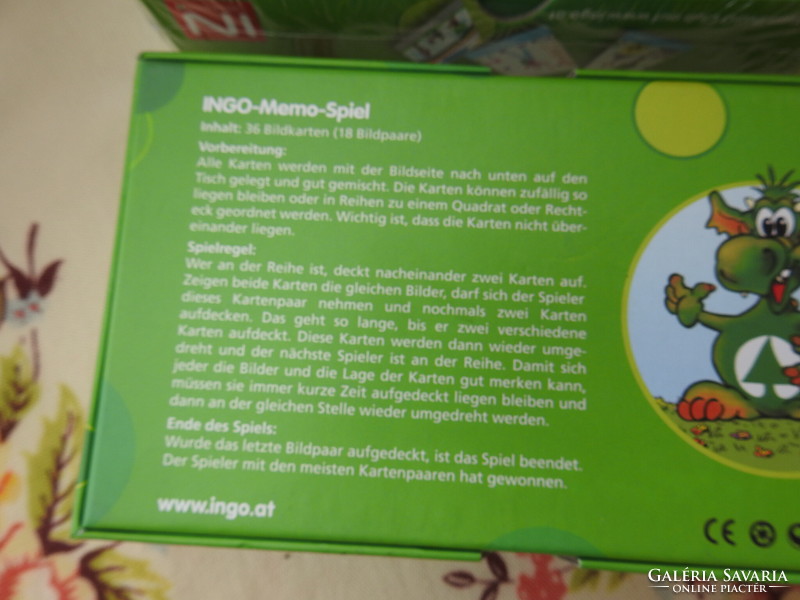 Ingo club - memo - spiel - interspar - memory game - original / new
