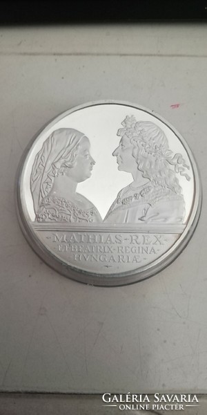 1990 Mátyás Király (lóháton) ezüst 500 Forint