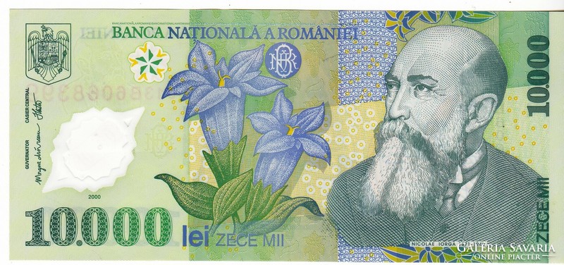 Romania 10000 lei 2000 aunc