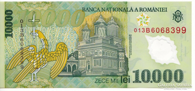 Románia 10000 lej 2000 AUNC