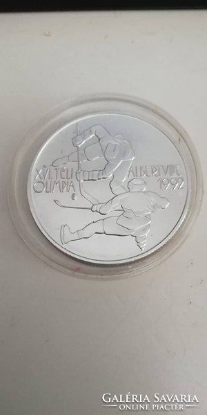 1989 Winter Olympics 1992 silver commemorative coin bu 500 ft