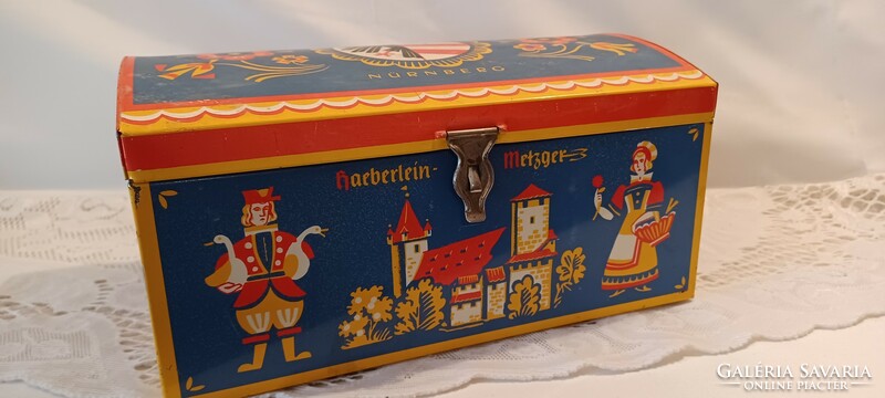 Old German Nuremberg metal box