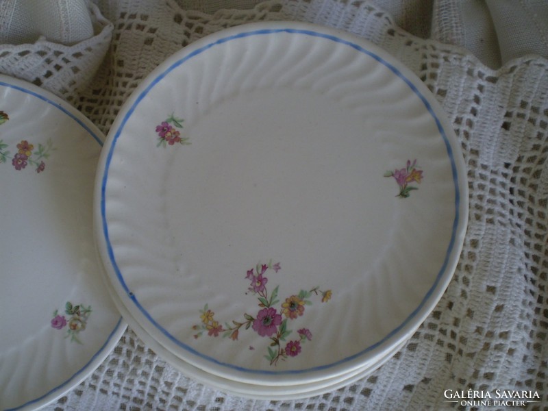 Old granite cup saucer, cookie plate